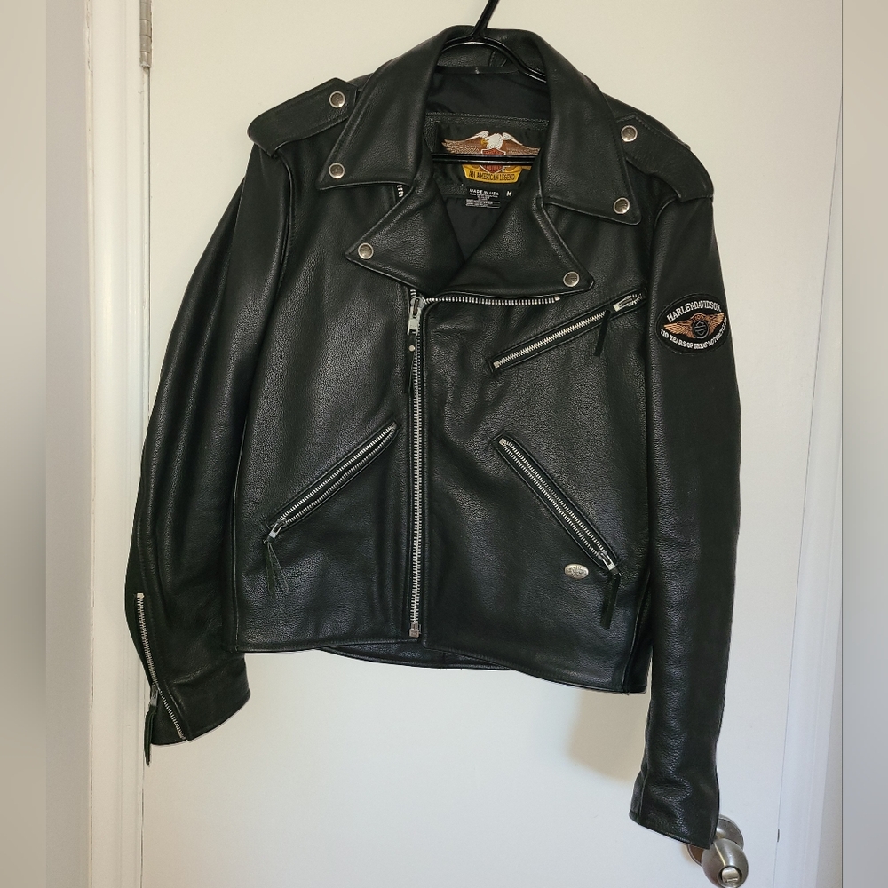 Harley-Davidson Black Leather Motorcycle Jacket